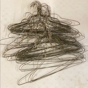 5 Lbs Metal Clothes Hangers Approximately 60 16"